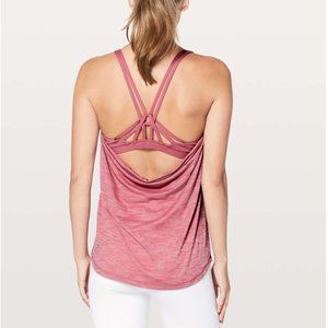 Lululemon Moment To Movement 2-In-1 Tank Heathered Cherry Tint 4